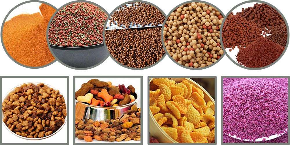 fish feed and puff food