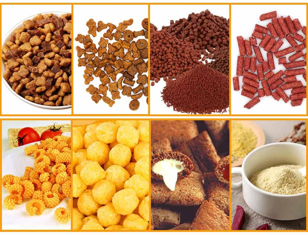 products made by food extruder