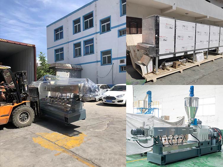 2 medium-scale artificial konjac rice production lines sent to Indonesia