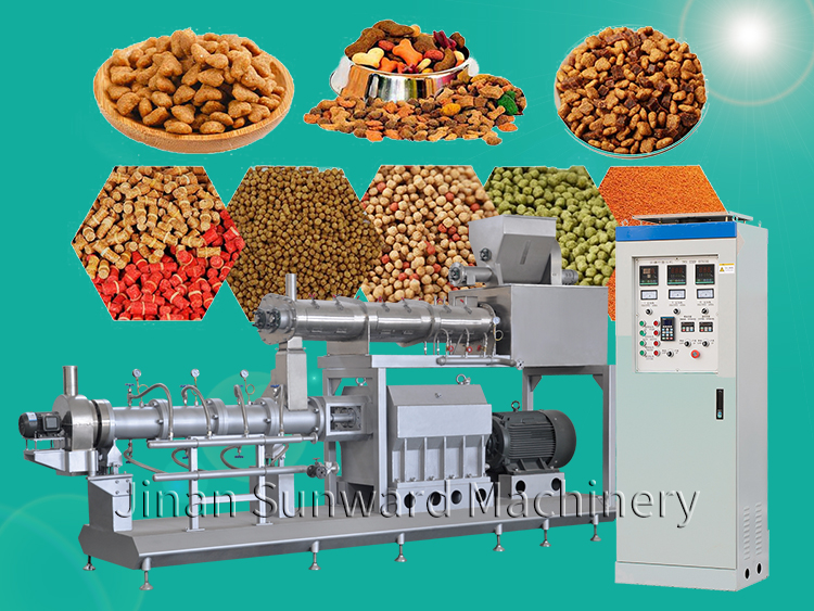 Aquatic Shimp Crab Feed Extruder Pelleting Machine Plant Making Floating Fish Food