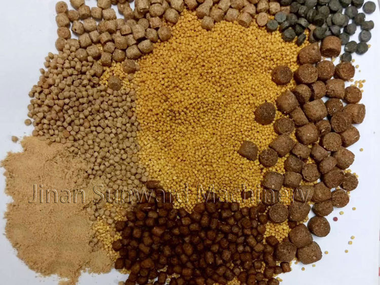 Fish feed manufactured with our fish feed machine by a client in Jordan