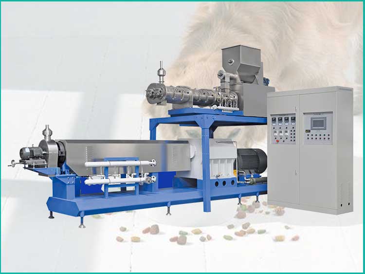 Pet Food Extruer Producing Dog Food